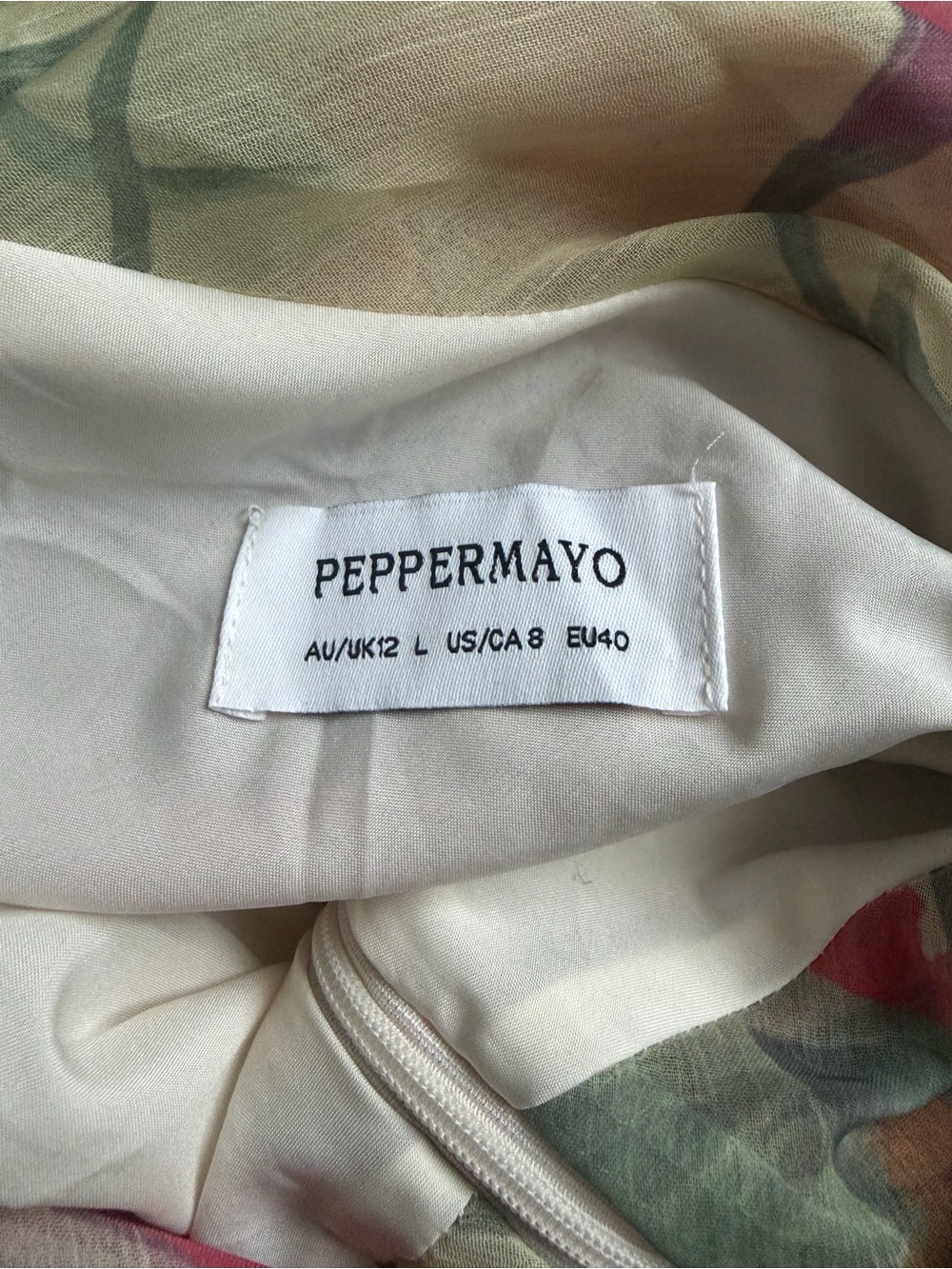 Peppermayo Role Model Maxi Dress Cowl Neck Maxi Dress in Yellow Peony size 8 - Picture 5 of 9